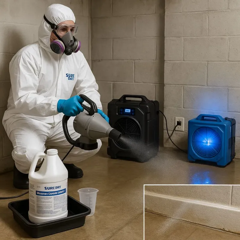 Sanitization and Odor Removal process in East Cleveland, OH