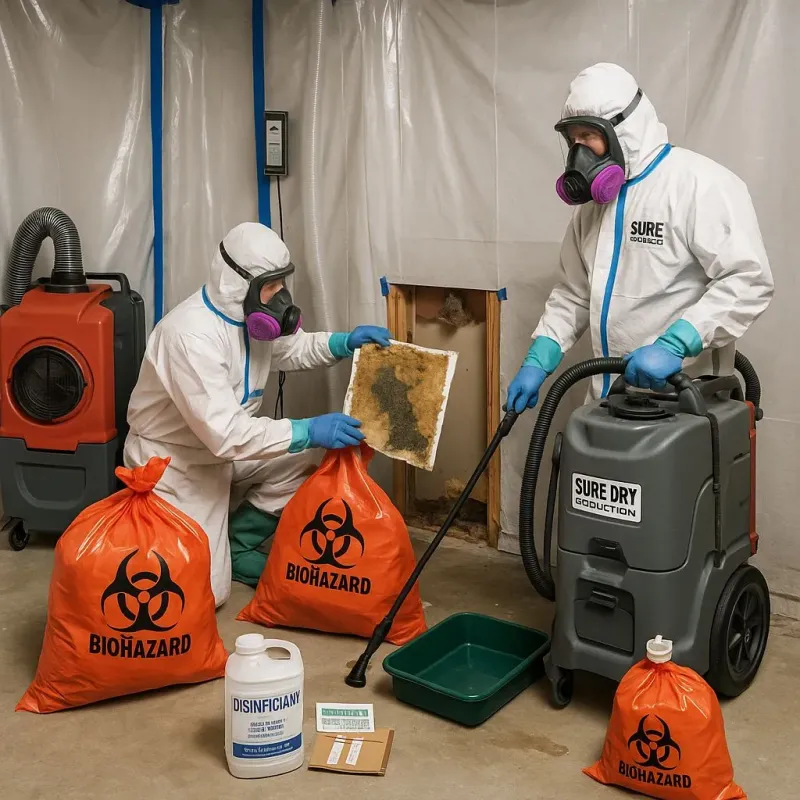 Contaminated Water Handling Protocols process in East Cleveland, OH
