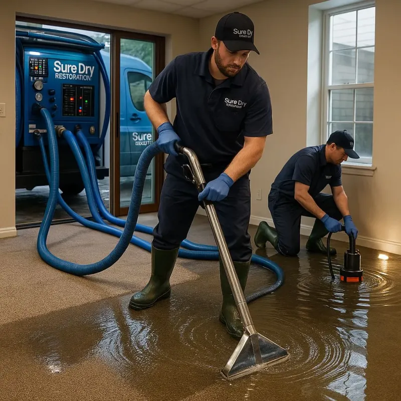 Water Extraction and Removal process in East Cleveland, OH